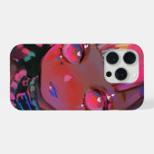Neon Kawaii Dämonen-Mädchen Pastel-Goth iPhone Hülle (Rückseite (Horizontal))
