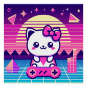 Neon Kitty Poster (Vorderseite)