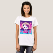 Neon Kitty T-Shirt (Vorne ganz)