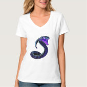 Neon-Kobra – Wächter des digitalen Dschungels T-Shirt (Vorderseite)