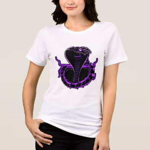 Neon-Kobra – Wächter des digitalen Dschungels Tri-Blend Shirt