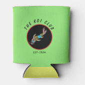 Neon Koi Green Personalisiert isoliert Dosenkühler (Vorderseite)