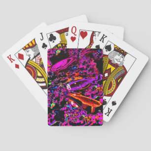 Neon Koi (rosa) Bicycle Playing Cards Spielkarten