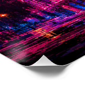 Neon-Kolosseum Poster (Ecke)