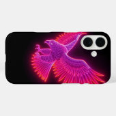 Neon Kontur Eagle Graphic - Mobile Case-Mate iPhone Hülle (Rückseite (Horizontal))