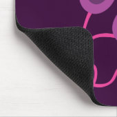 Neon Kopfhörer Mousepad (Ecke)