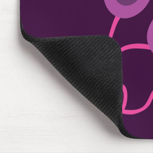 Neon Kopfhörer Mousepad (Ecke)