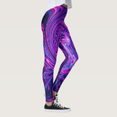 Neon-Kosmic-Schwirrel-Kunst Leggings (Rechts)