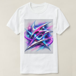 Neon-Kosmisches Bruchstück T-Shirt