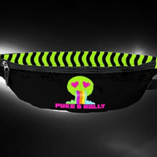 Neon Kotz & Rally-Taillentasche   Lustige Party Bauchtasche