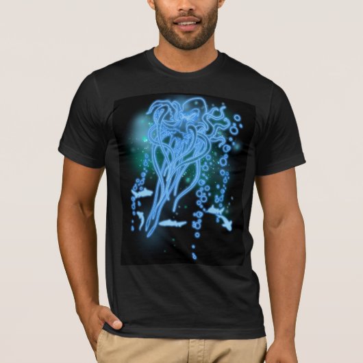 Neon Kraken T-Shirt (Vorderseite)