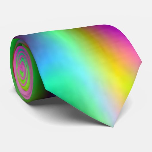Neon Krawatte (Gerollt)