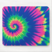 Neon Krawatte Dye Spiral Mousepad (Vorne)