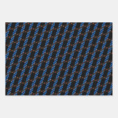 Neon künstlerisch-zeitgenössische PAPIERSHEETS Geschenkpapier Set (Vorderseite 2)