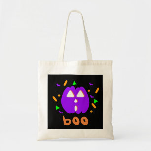 Neon-Kürbis-Trick-or-Treat-Tasche Tragetasche
