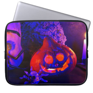 Neon-Kürbisse Laptopschutzhülle