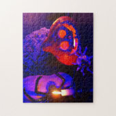 Neon-Kürbisse Puzzle (Vertikal)