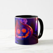 Neon-Kürbisse Tasse (VorderseiteRechts)