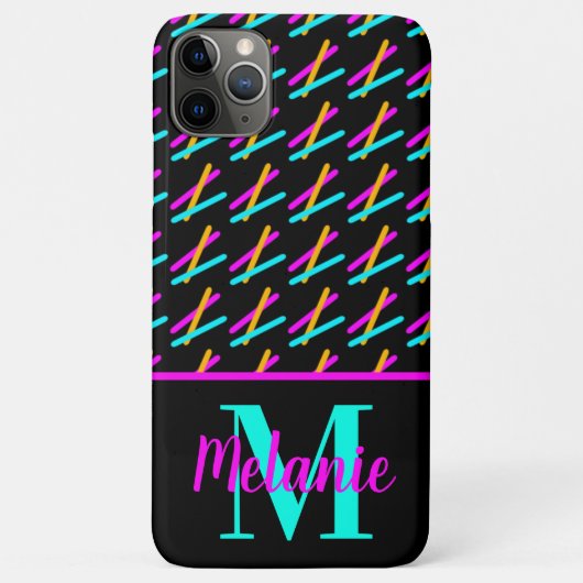 Neon Laser Action Flourescent Fun Case-Mate iPhone Hülle (Rückseite)