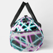 Neon Lasers auf schwarz Duffle Bag (Rechts)