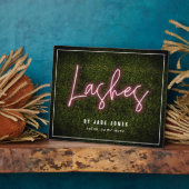 Neon Lash Artist Beruflich Cosmetologe Fotoplatte (Seite)