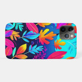 Neon Leaf Paradise Case-Mate iPhone Hülle (Rückseite (Horizontal))