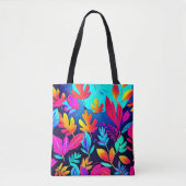 Neon Leaf Paradise Tasche (Vorderseite)
