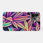 Neon Leaf Patterns enthüllt Case-Mate iPhone Hülle (Rückseite (Horizontal))