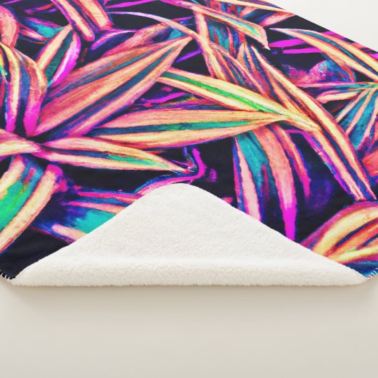 Neon Leaf Patterns enthüllt Sherpadecke (3/4)