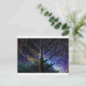 Neon Leaf Postkarte (Stehend Vorderseite)