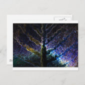 Neon Leaf Postkarte (Vorne/Hinten)