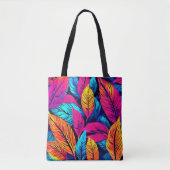 Neon Leaf Symphony Tasche (Vorderseite)