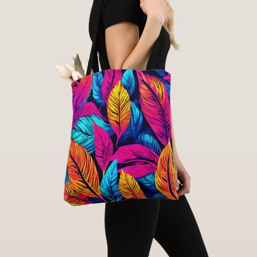 Neon Leaf Symphony Tasche (Von Nahem)
