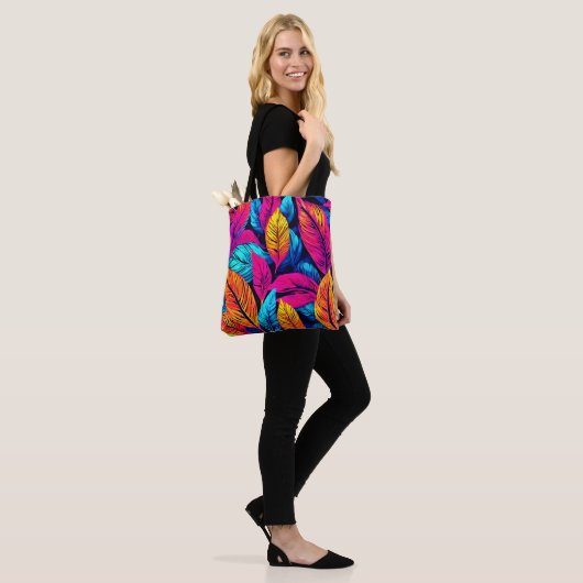 Neon Leaf Symphony Tasche (Am Model)