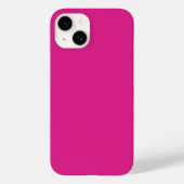 Neon lebhaft rosa | massiv rosa Case-Mate iPhone hülle (Rückseite)