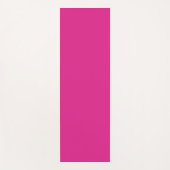 Neon lebhaft rosa | massiv rosa yogamatte (Vorderseite)