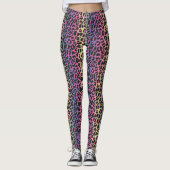Neon Leopard Leggings (Vorderseite)