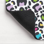 Neon Leopard Print Mousepad (Ecke)