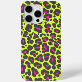 Neon Leopard Print Phone Case