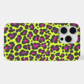 Neon Leopard Print Phone Case iPhone Hülle (Rückseite (Horizontal))