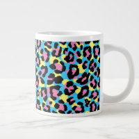 Neon Leopard Spots Muster