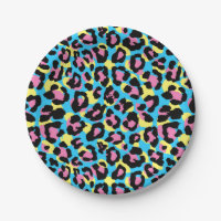 Neon Leopard Spots Muster