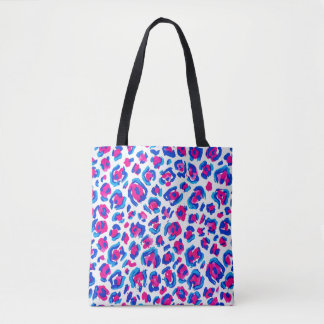 Neon-Leoparden-Druckmuster Tasche