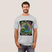 Neon Leprechaun Vibes: St. Patrick's Day T-Shirt (Vorne ganz)