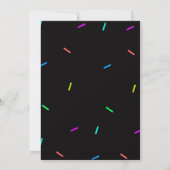 Neon-Leuchten Einladung (Rückseite)