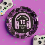 Neon Level Up Gaming Kid Boy Gamer Geburtstagspart Pappteller