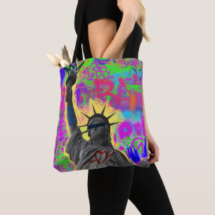 Neon Liberty Graffiti-Tasche Tasche