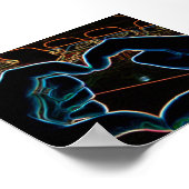 Neon Liebe Poster (Ecke)