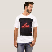 Neon Liebe Sign T-Shirt (Vorne ganz)