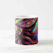 Neon Liebe Warrior #4 Kaffeetasse (Mittel)